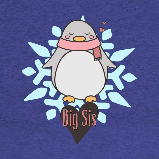 Penguin Big Sis Snowflake by LittleBean